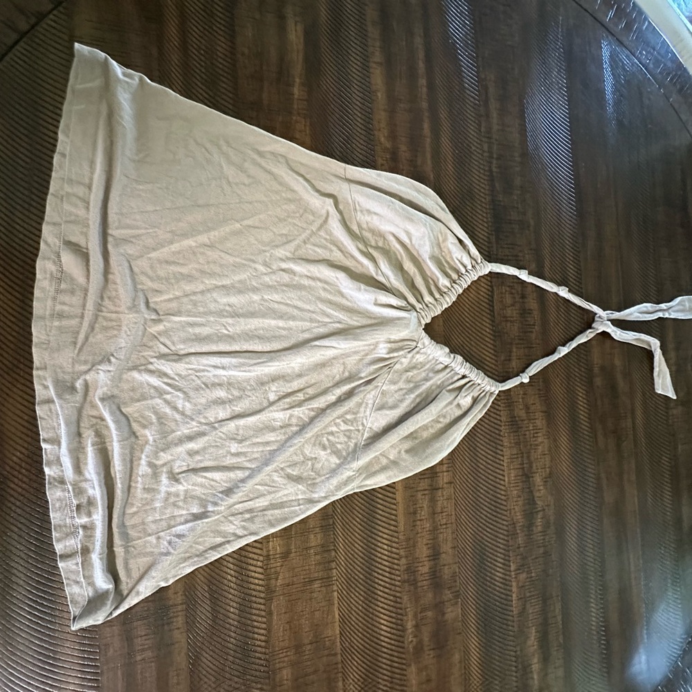 Banana Republic Cream Halter Top